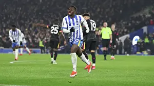 Scores A Goal 3 0 Prints: Brighton and Hove Albion v Chelsea Premier League 14FEB25