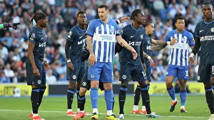 Jostles For Position Prints: Brighton and Hove Albion v Chelsea Premier League 15MAY24