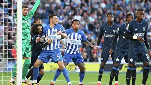 Jostles For Position Prints: Brighton and Hove Albion v Chelsea Premier League 15MAY24