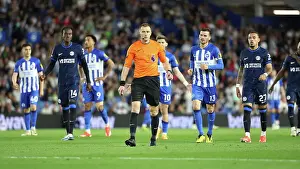 Referee Michael Salisbury Prints: Brighton and Hove Albion v Chelsea Premier League 15MAY24