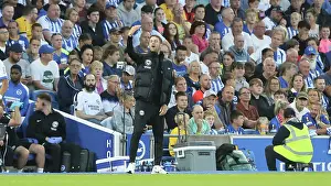 Gesture Prints: Brighton and Hove Albion v Crawley Town Carabao Cup 27AUG24