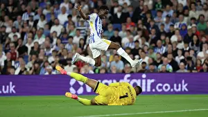Evades A Challenge Prints: Brighton and Hove Albion v Crawley Town Carabao Cup 27AUG24