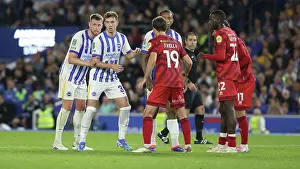 Jostles For Position Prints: Brighton and Hove Albion v Crawley Town Carabao Cup 27AUG24