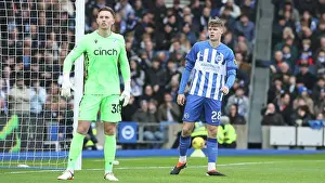 Jostles For Position Prints: Brighton and Hove Albion v Crystal Palace Premier League 04FEB24