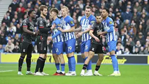 Jostle For Position Prints: Brighton and Hove Albion v Crystal Palace Premier League 04FEB24