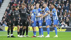 Jostle For Position Prints: Brighton and Hove Albion v Crystal Palace Premier League 04FEB24