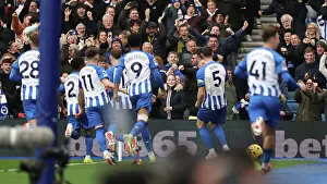 Scores A Goal 1 0 Prints: Brighton and Hove Albion v Crystal Palace Premier League 04FEB24