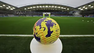 Match Ball Prints: Brighton and Hove Albion v Crystal Palace Premier League 04FEB24