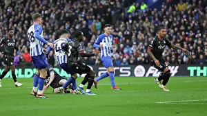 Scores A Goal 3 0 Prints: Brighton and Hove Albion v Crystal Palace Premier League 04FEB24