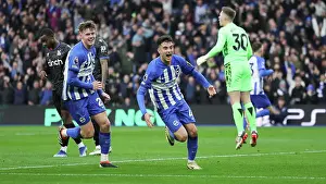 Scores A Goal 3 0 Prints: Brighton and Hove Albion v Crystal Palace Premier League 04FEB24
