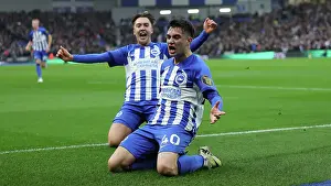 Scores A Goal 3 0 Prints: Brighton and Hove Albion v Crystal Palace Premier League 04FEB24