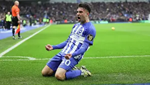 Scores A Goal 3 0 Prints: Brighton and Hove Albion v Crystal Palace Premier League 04FEB24