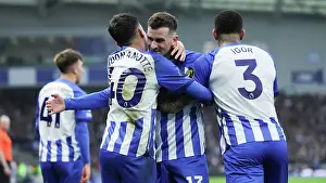 Scores A Goal 3 0 Prints: Brighton and Hove Albion v Crystal Palace Premier League 04FEB24
