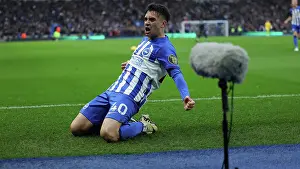 Scores A Goal 3 0 Prints: Brighton and Hove Albion v Crystal Palace Premier League 04FEB24