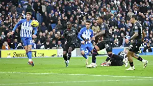 Scores A Goal 3 0 Prints: Brighton and Hove Albion v Crystal Palace Premier League 04FEB24