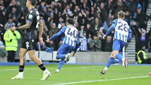 Scores A Goal 3 0 Prints: Brighton and Hove Albion v Crystal Palace Premier League 04FEB24