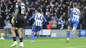 Scores A Goal 3 0 Prints: Brighton and Hove Albion v Crystal Palace Premier League 04FEB24