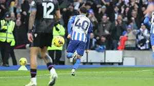 Scores A Goal 3 0 Prints: Brighton and Hove Albion v Crystal Palace Premier League 04FEB24