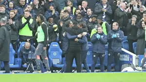 In The Dugout Prints: Brighton and Hove Albion v Crystal Palace Premier League 04FEB24