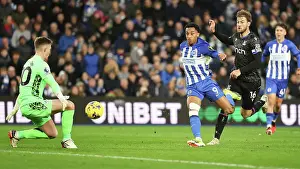 Scores A Goal 4 1 Prints: Brighton and Hove Albion v Crystal Palace Premier League 04FEB24