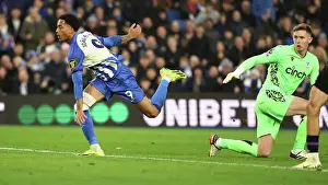 Scores A Goal 4 1 Prints: Brighton and Hove Albion v Crystal Palace Premier League 04FEB24