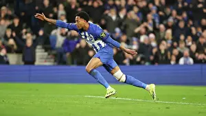 Scores A Goal 4 1 Prints: Brighton and Hove Albion v Crystal Palace Premier League 04FEB24