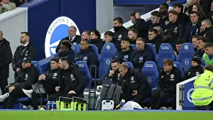 In The Dugout Prints: Brighton and Hove Albion v Crystal Palace Premier League 16DEC24