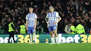 Looks Frustrated Prints: Brighton and Hove Albion v Crystal Palace Premier League 16DEC24