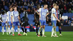 Looks Frustrated Prints: Brighton and Hove Albion v Crystal Palace Premier League 16DEC24