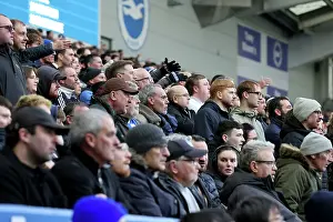 Cheering Prints: Brighton and Hove Albion v Everton Premier League 25JAN25