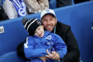 Cheering Prints: Brighton and Hove Albion v Everton Premier League 25JAN25