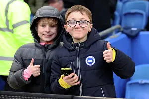 Cheering Prints: Brighton and Hove Albion v Everton Premier League 25JAN25