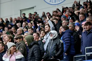 Cheering Prints: Brighton and Hove Albion v Everton Premier League 25JAN25