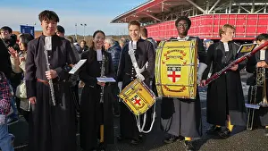 Christs Hospital Marching Band Prints: Brighton and Hove Albion v Everton Premier League 25JAN25