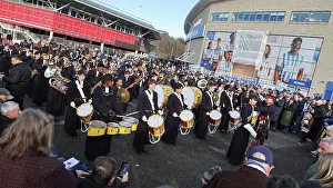 Christs Hospital Marching Band Prints: Brighton and Hove Albion v Everton Premier League 25JAN25