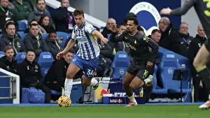 Everton Midfielder Iliman Ndiaye 10 Prints: Brighton and Hove Albion v Everton Premier League 25JAN25
