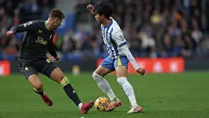 Everton Midfielder Jesper Lindstrm 29 Prints: Brighton and Hove Albion v Everton Premier League 25JAN25