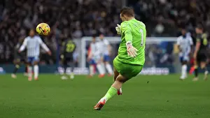 Everton Goalkeeper Jordan Pickford 1 Prints: Brighton and Hove Albion v Everton Premier League 25JAN25