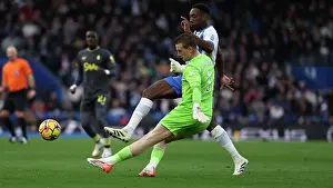 Everton Goalkeeper Jordan Pickford 1 Prints: Brighton and Hove Albion v Everton Premier League 25JAN25