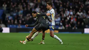 Everton Midfielder Iliman Ndiaye 10 Prints: Brighton and Hove Albion v Everton Premier League 25JAN25