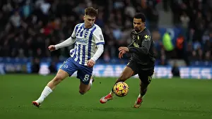Everton Midfielder Iliman Ndiaye 10 Prints: Brighton and Hove Albion v Everton Premier League 25JAN25