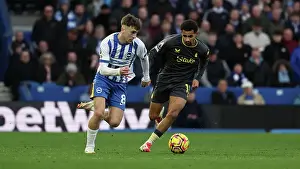 Everton Midfielder Iliman Ndiaye 10 Prints: Brighton and Hove Albion v Everton Premier League 25JAN25