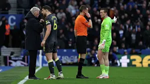 Everton Goalkeeper Jordan Pickford 1 Prints: Brighton and Hove Albion v Everton Premier League 25JAN25