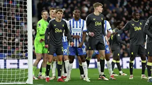 Jostles For Position Prints: Brighton and Hove Albion v Everton Premier League 25JAN25