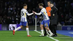 Substitution Prints: Brighton and Hove Albion v Everton Premier League 25JAN25