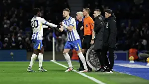 Substitution Prints: Brighton and Hove Albion v Everton Premier League 25JAN25