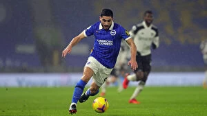 Brighton And Hove Albion Striker Neal Maupay 9 Gallery: Brighton and Hove Albion v Fulham Premier League 27JAN21
