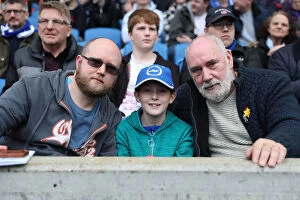 Family Football Fans Gallery: Brighton and Hove Albion v Huddersfield Town Premier League 07APR18