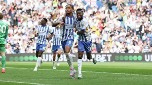 Takes A Penalty And Prints: Brighton and Hove Albion v Leicester City Premier League 12APR25