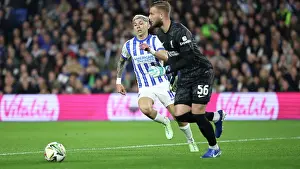 Gives Chase Prints: Brighton and Hove Albion v Liverpool Carabao Cup 30OCT24